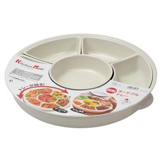 PEARL LIFE 珍珠金屬 Kitchen Mate系列 旋轉餐盤, 米白色, 1個