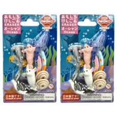 Iwako 造型橡皮擦 Set 日本製造, 海洋, 2組