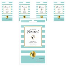 farcent 花仙子 衣物香氛袋 3個, 鼠尾草 + 海鹽, 30g, 5盒