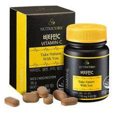 Nutricore 維他命 C, 1個, 60錠