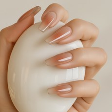 잇템샵 네일팁 그라데이션 컬렉션 숏 롱 디자인, 1개, 피오나