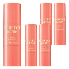 퍼펙트 글램 스틱 블러셔 6g, 5개, CR01 애프리콧 밀크