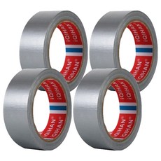 다다 고점도 강력 면 테이프 40mm x 50m, 은색, 4개