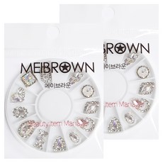 愛上鑽石指甲零件 12p, Feb-32, 2組