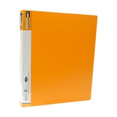 珠友文化 A4 PP 小4孔資料夾, 1個, 黃色