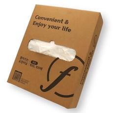 fairytable 抽取式精靈塑膠袋 透明, 100L, 100個