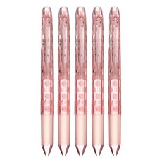 PILOT 百樂 超細變芯筆管3色, 點嫩粉, 5支