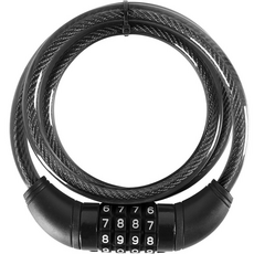 vivaro 電纜鎖10 x 1000毫米R28, 黑色, 1個