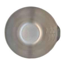 YOSHIKAWA 吉川 aikata 不鏽鋼刻度料理碗 530ml, PD3022, 1個