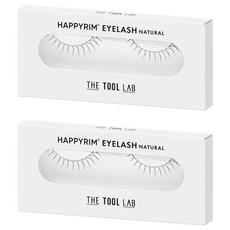 THE TOOL LAB HAPPYRIM 自然款束狀假睫毛 09.5N, 黑色, 2個