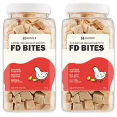 허글 반려동물 에프디바이츠 동결건조간식, 닭고기, 90g, 2개