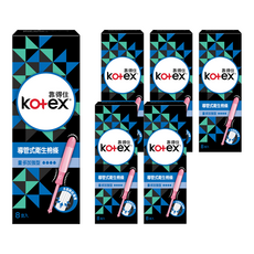 Kotex 靠得住 導管式衛生棉條 61036, 量多加強型, 8支, 6盒
