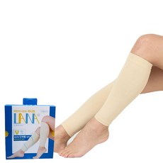 라나핏 의료기기 압박밴드 종아리형 베이지 2p, 1세트, 종아리/무릎형