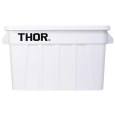 THOR 多功能托特收納箱 75L + 上蓋, 白色, 1套