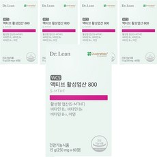 Dr.Lean WCS活性葉酸800, 60顆, 5盒