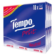 Tempo 得寶 4層迷你紙手帕, 20袋, 18包