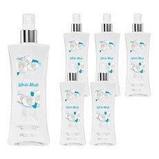 바디판타지 프래그런스 바디 스프레이 프레시화이트머스크, 236ml, 6개