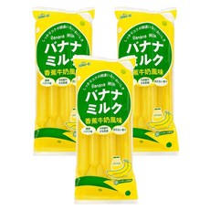 Chiao-E 巧益 巧益香蕉牛奶風味冰棒 6支, 3個, 85ml