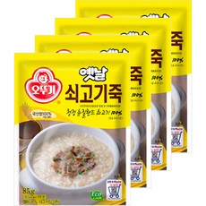 오뚜기옛날 쇠고기죽, 85g, 4개