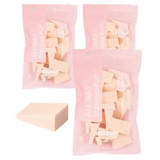 Toolif Allday 切塊粉撲 20入, 膚色, 3個
