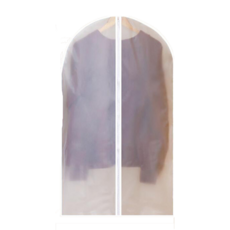 衣物防塵收納袋, PE+EVA環保材質, 拉鍊款, 防水防潮, 半透明設計, 可水洗, M(80 x 60cm),, 5個裝, 1組