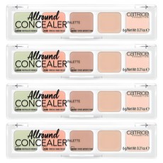 캐트리스 올라운드 5색 만능 팔렛트 컨실러 6g, 혼합 색상, 4개