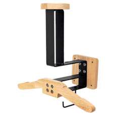 實木安全帽架 高承重不變形 多功能收納, 32 x 21 x 38cm, 胡桃木色