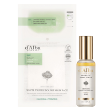 d'Alba 沁心芬芳精華噴霧 60ml+舒緩保濕雙效面膜*1片, 1組