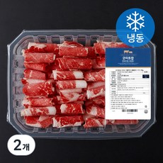 굿미트찹 미국산 차돌박이 돌돌말이 구이용 (냉동), 700g, 2개