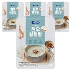 베베쿡 바르게 만든 한우설렁탕, 200g, 4개