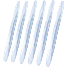 몰킨 차량용 실리콘 문콕방지 도어가드, 투명, 6개