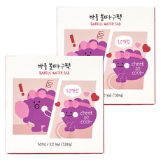 FRANKLIIN 유아용 바를 볼따구팩 워터패드 10p, 30ml, 2개
