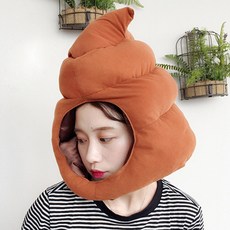 YoungMarket 角色派對玩偶帽 便便, 1個, 混合顏色