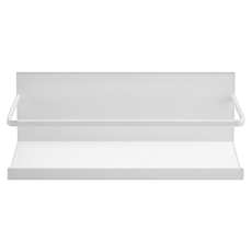 Mass 強力磁吸日式冰箱置物架 多層不鏽鋼收納架 瓶罐調料架 無痕保鮮膜收納盒, 白色, 1個