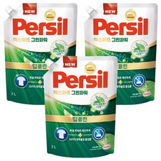 퍼실 엑스퍼트 그린파워 액상세제 리필, 2L, 3개