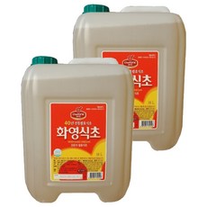쉐프원 화영식초, 18L, 2개