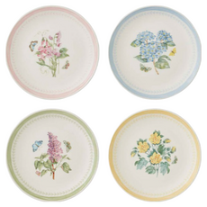 PORTmeIRION 波特玫琳恩 Botanic Garden素描本Coupe中盤組, 1套, 中盤4種, 混合色