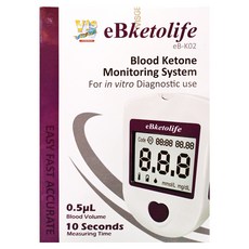 eBmonitor 醫必 暐世 血酮測試儀套組 未滅菌 附試紙 10片, 1組
