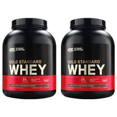 OPTIMUM NUTRITION 歐恩 Optimum Nutrition黃金標準乳清蛋白 巧克力口味, 2.27kg, 2個