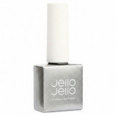 Jello Jello 韓國原廠直供 亮片系列 美甲凝膠, JG-30 Metallic Sliver, 10ml, 1瓶