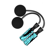 好拾選物 無繩跳繩/運動跳繩/健身跳繩/65MM-EVA球款(塗鴉藍),1入