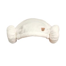 uterus 幼兒用綿羊毛巾 小熊, 白色小熊款, 1個
