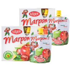 클레망포지에 크렘드마롱 애플밤잼 파우치 4p, 340g, 2개