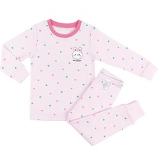 Maykids 女童款Bebe Rabbit 30支棉內衣上下套裝