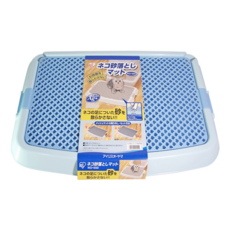 IRIS OHYAMA 愛麗思歐雅瑪 除貓砂踏墊 NO550, 藍色, 1個