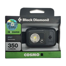 Black Diamond COSMO 頭燈, 350流明, IP67防水等級, 墨灰色, 1個