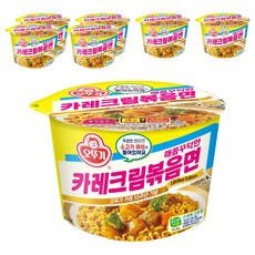 오뚜기 카레크림 볶음면 용기 120g, 7개