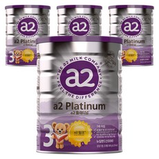 a2 MILK New Origin A2白金蛋白奶粉 3號 1-3歲, 4罐, 900g