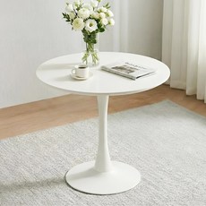 코멧 홈 원형 식탁 테이블, 화이트, 4인용