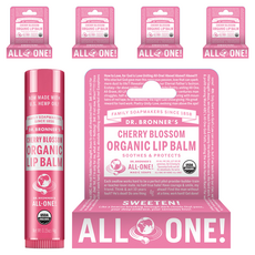 닥터브로너스 립밤, 체리블라썸, 4g, 5개